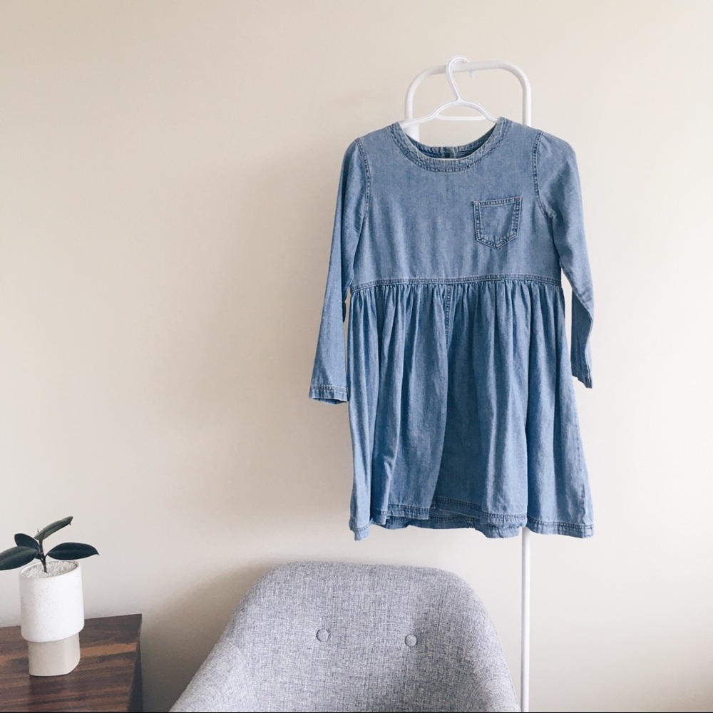 Denim Babydoll Dress